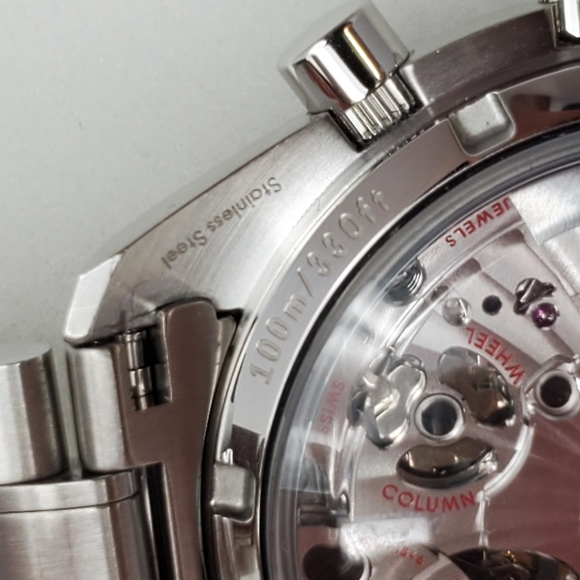 100% Authentic OMEGA Speedmaster Co-Axial Chronograph Moonphase Watch - Picture 14 of 16